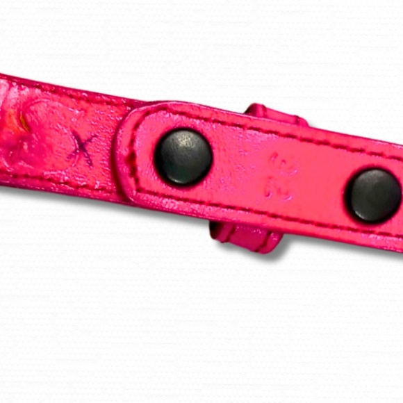 Tony Lama Vintage Braided Leather Western Belt Multicolor Pink 32 main image 7